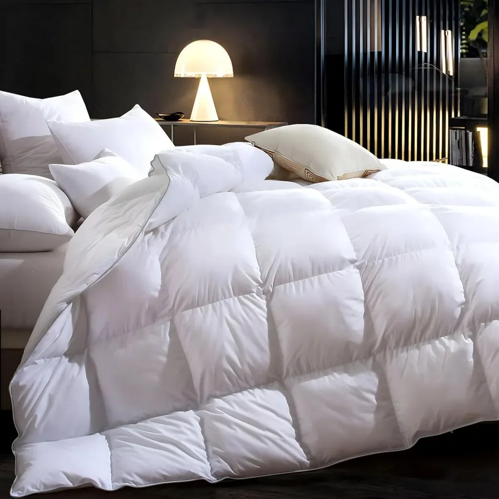 

Duvets Down Comforter, Ultra Soft Down Material, All Season Down Comforter, Large Size Comforter, Fluffy and Comfortable