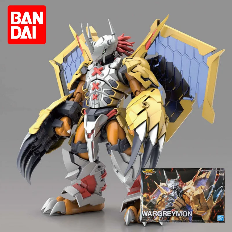 

Bandai In Stock Original Spirits Figure-rise Standard Amplified Digimon Adventure Wargreymon Anime Figure Model Action Gift Toy