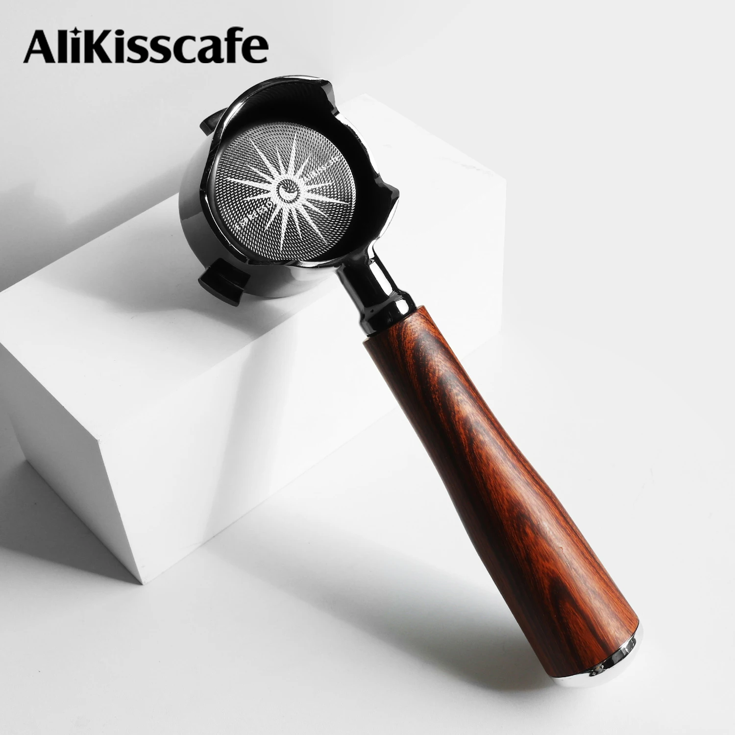 AliKisscafe 58MM Coffee Bottomless Portafilter Naked Kit For E61 Gaggia Hibrew H10a Espresso Machine Accessories Barista Tools