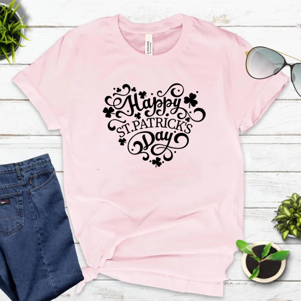 Irish Shirt Happy St Patricks Day Shirt Cute St Patty's Day Shirt Luck of The Irish Tee Shamrock Shirt Unisex Graphic Tees Tops