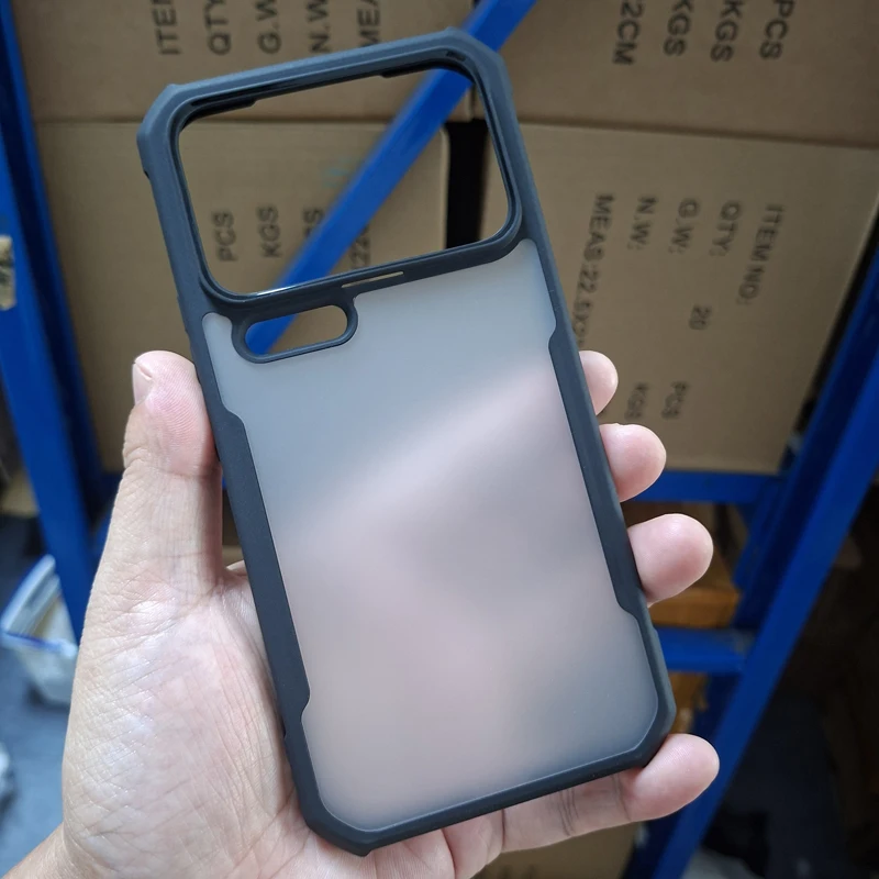 Etui do Xiaomi 18 Pro Max 17 Pro XUNDD z poduszką powietrzną, odporne na wstrząsy, matowe, z ramką z PC i TPU, tylna obudowa, antyuderzeniowa, matowa powłoka do Xiaomi Mi 18 Pro — zdjęcie produktu 2