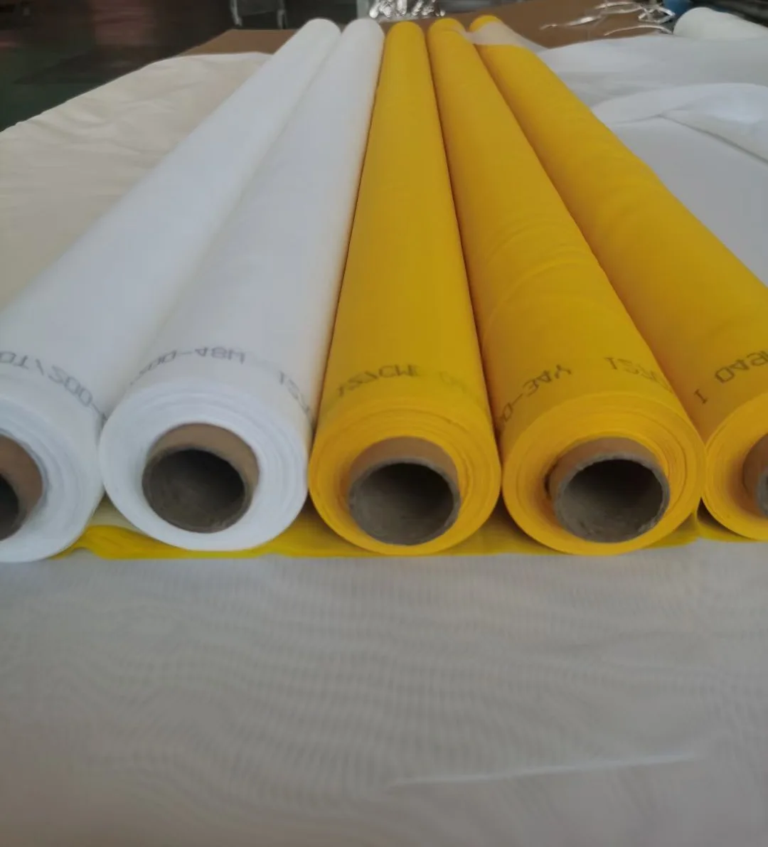 Free Shipping!  Textile Printing Screen Mesh 39T/100Mesh-100UM-330CM-50 Meters White