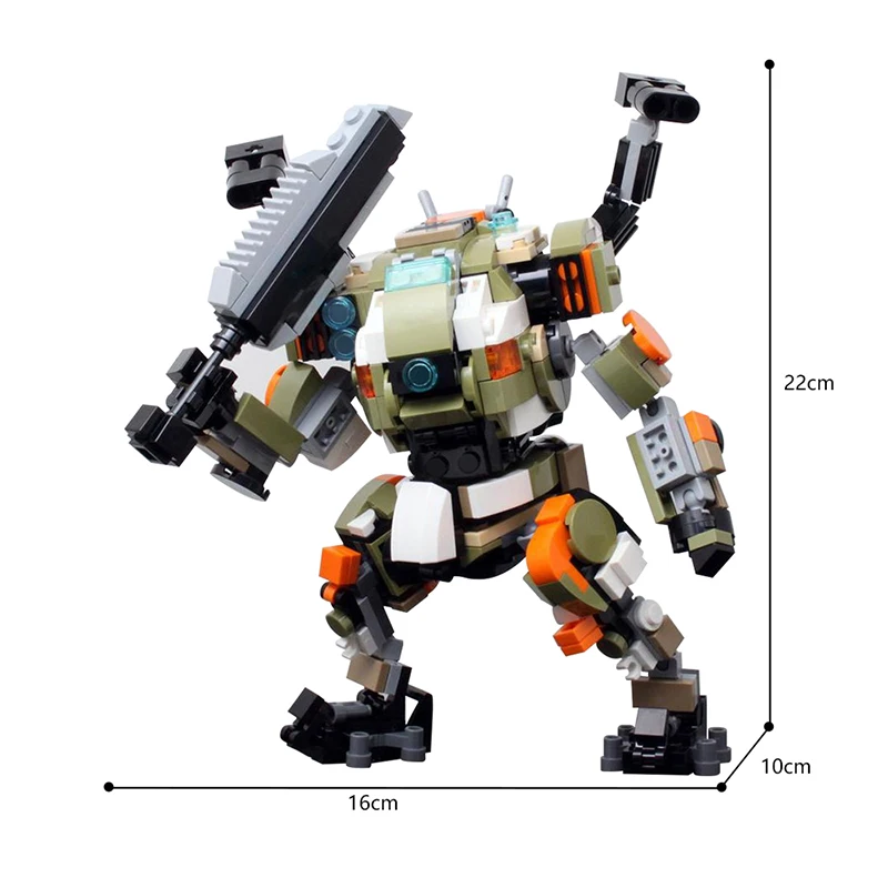 Moc Spel Titanfalled 2 BT-7274 Strijd Robot Titan Mech Model 460 Stukken Bouwstenen Speelgoed Voor Volwassen Kinderen Liefde Cadeau