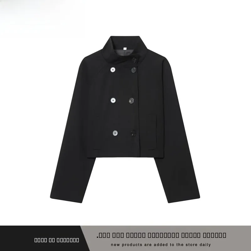 

Faionable Street Sle ort двубортный джет женский осенне-зимний Новое поступление универсальный ZR Sle из полиэфирного волокна