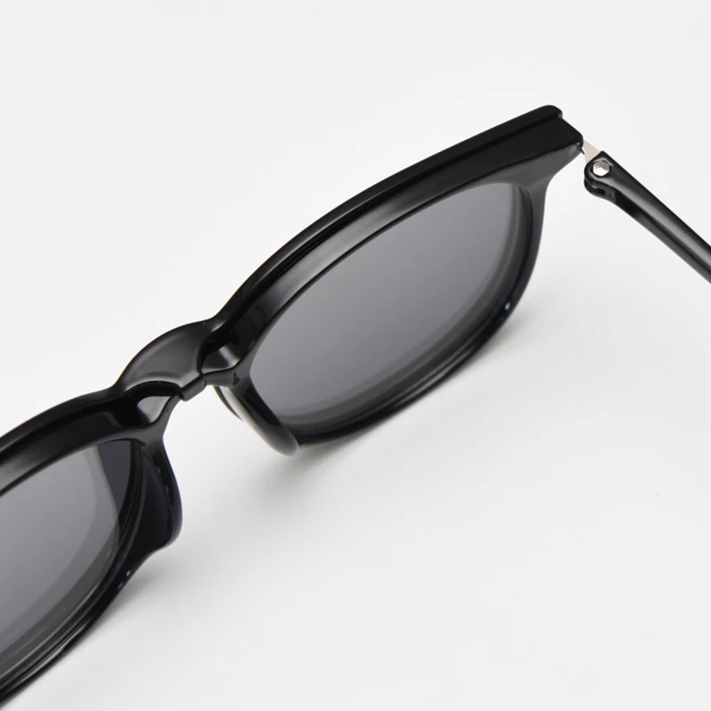 Peekaboo Magnetische Clip-On-Sonnenbrille, polarisiert, für Herren, modisch, TR90, quadratische Sonnenbrille, UV400, für Damen, Schwarz, Grau, Unisex, 2024, Geschenk – Detail 10
