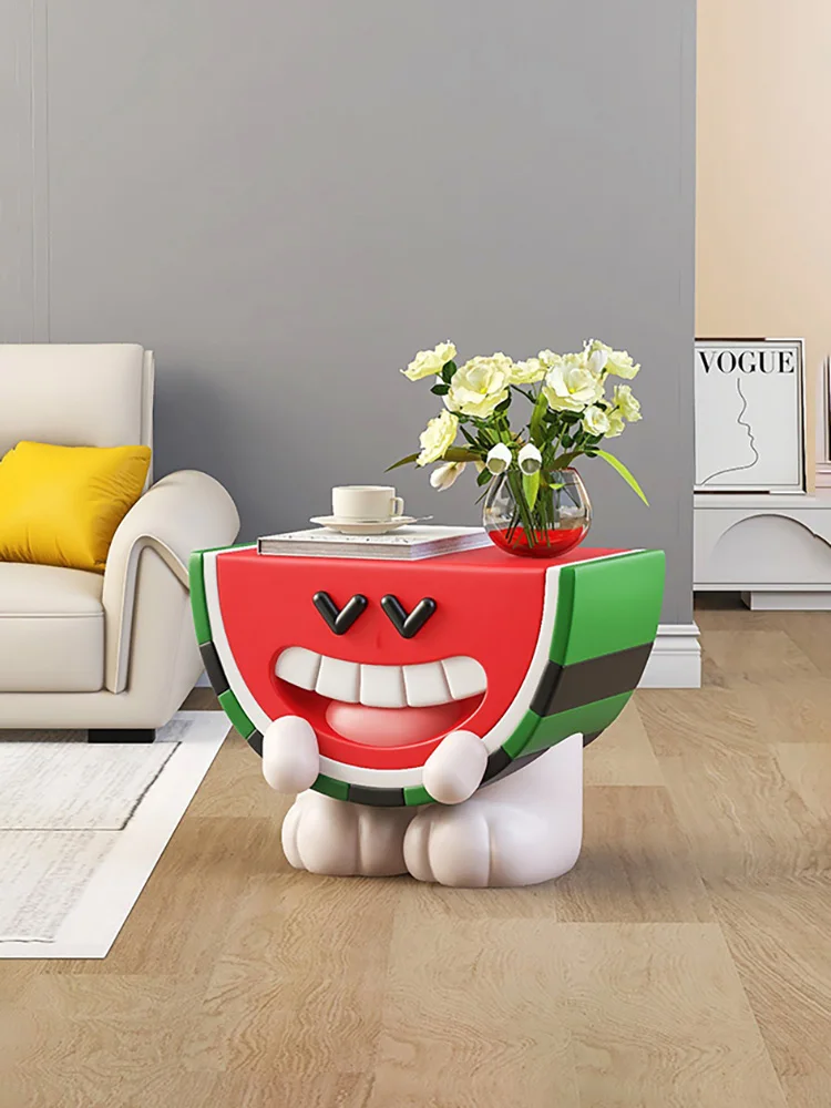 Nordic Home Furniture Watermelon Coffee Table Living Room Furniture Sofa Side Tables Creative Home Accessories Bedside Tables