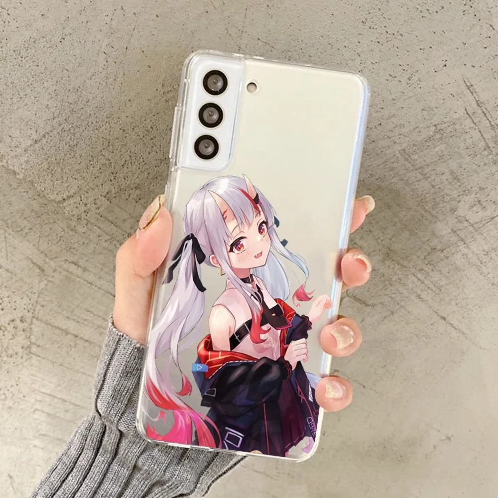 Nakiri Ayame Phone Case for Samsung A12 21 30 31 51 52 70 71 for Redmi8 9 10 for Honor10 70 50 Clear Case image 2