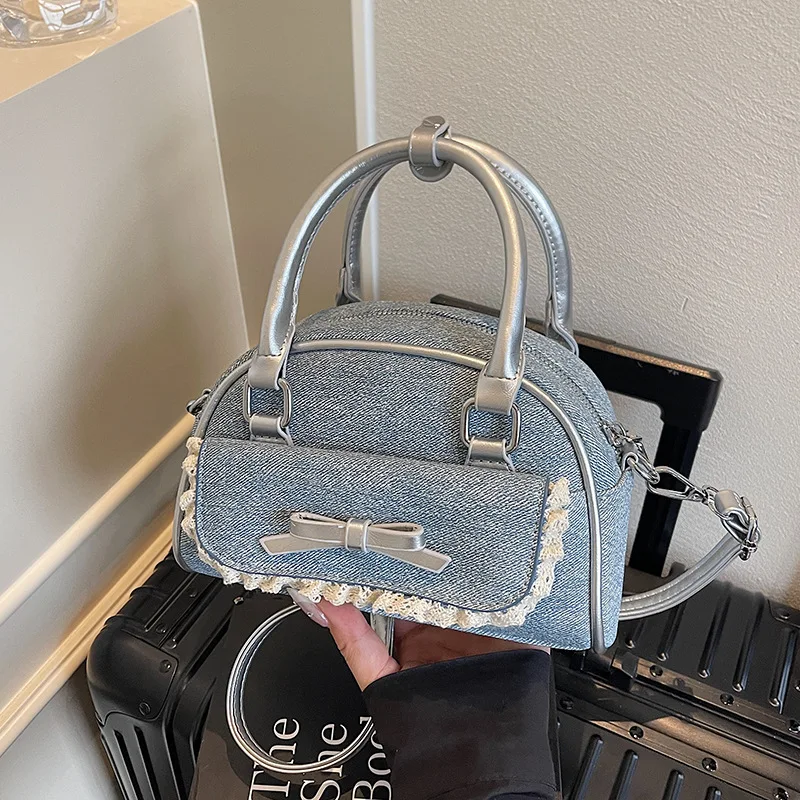 

Джинсовая сумка через плечо для женщин Сумки на плечо Модные кошельки и сумки Универсальная дизайнерская сумка Женские сумки Сумка Женская Sac