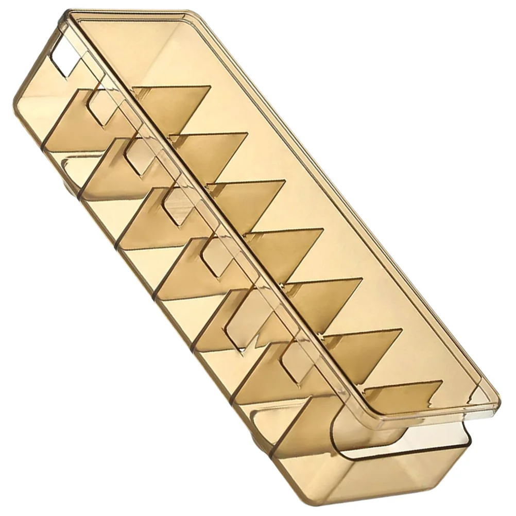 8 슬롯 데이터 케이블 보관 상자 반투명 소재 방진 뚜껑 USB 케이블용 대용량 코드 정리함