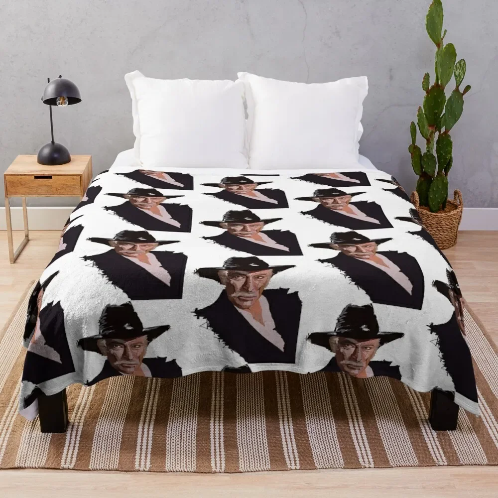 Lee Van Cleef - without background Throw Blanket wednesday Winter beds Blankets