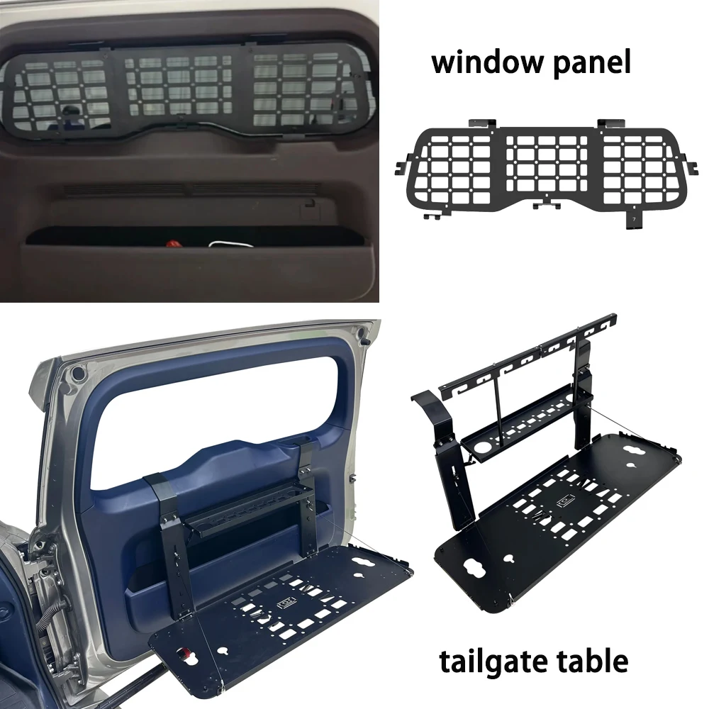 For Great Wall GWM Tank 500 2022-2024 Tailgate Foldable Storage Rack Alloy Trunk Rear Storage Racks Table Board Extension Rack