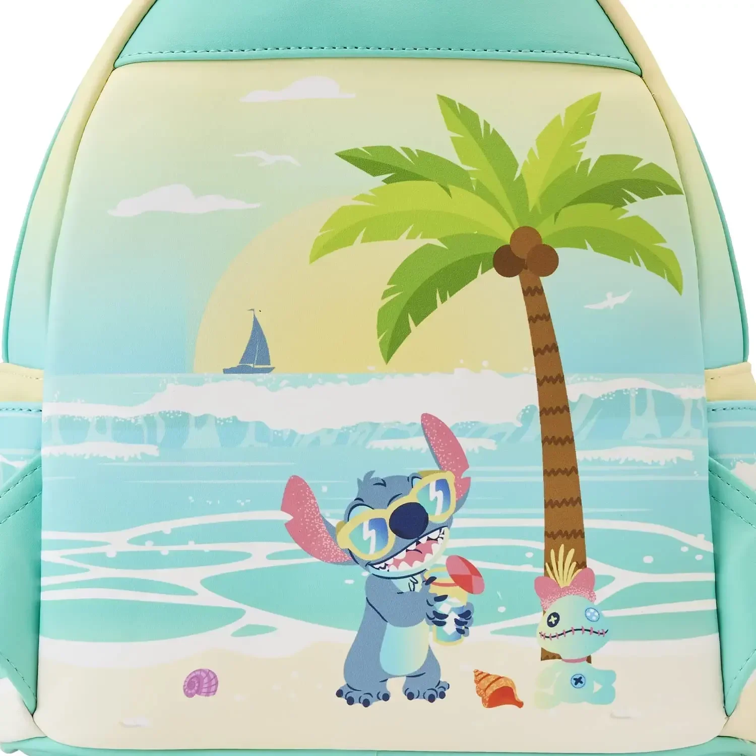 Stitch Cute Kids Backpack PU Leather Pack Travel Girls Ice Cream Stitch Baby Star Wars Handbag for Girls Shoulder Bag