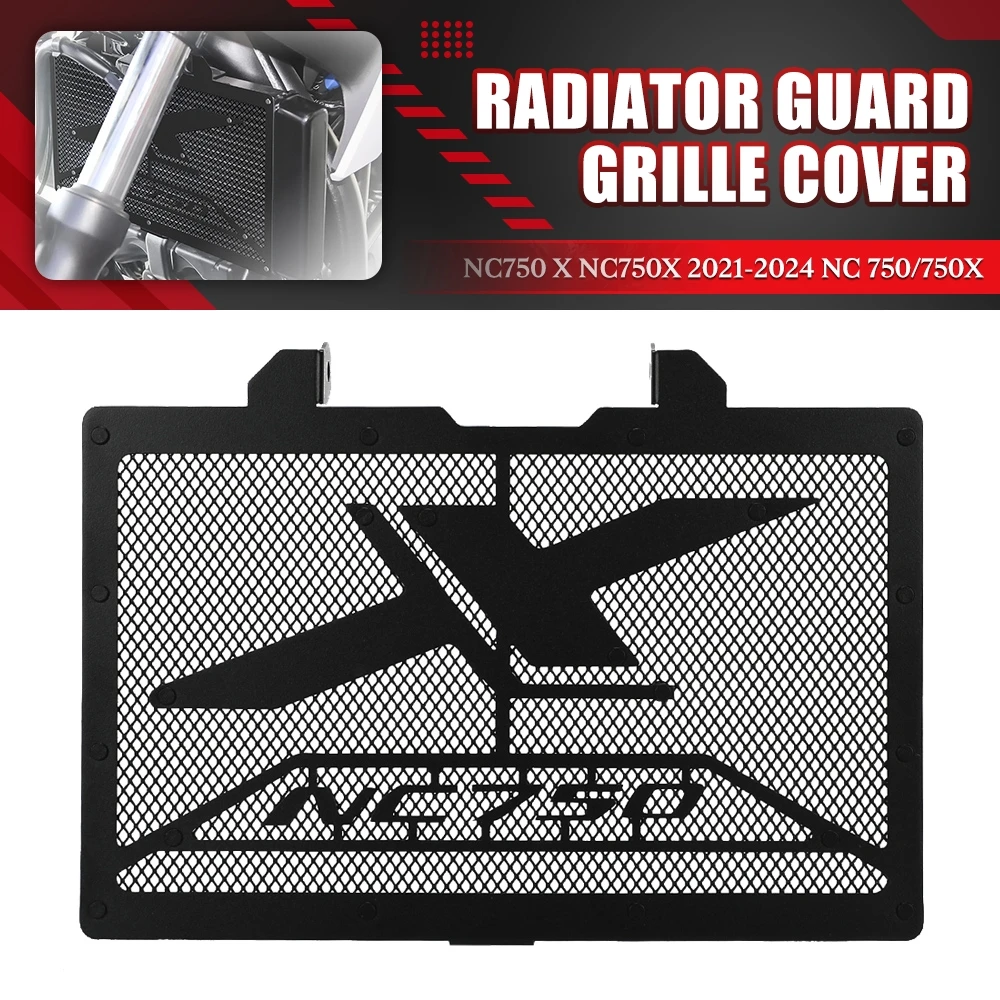 

FOR HONDA NC750X 2021 2022 2023 2024 Motorcycle Accessories NC 750X NC750 X Motorcycle Radiator Grill Guard Cover Protection Set