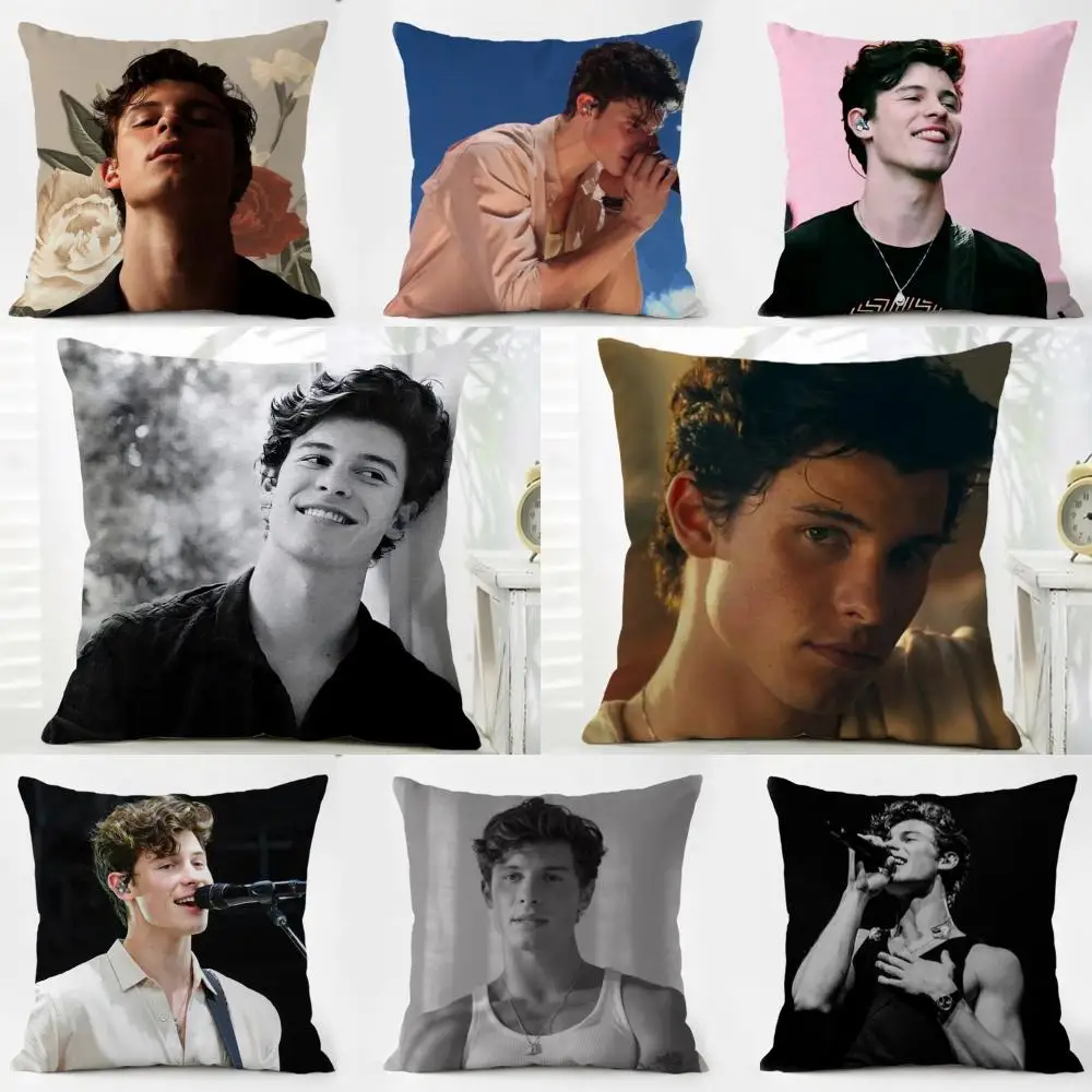 Singer S-Shawn Mendes Cushion Cover Iceland Washable Linen Soft  for Daily Sofa Bed Home Room Decor