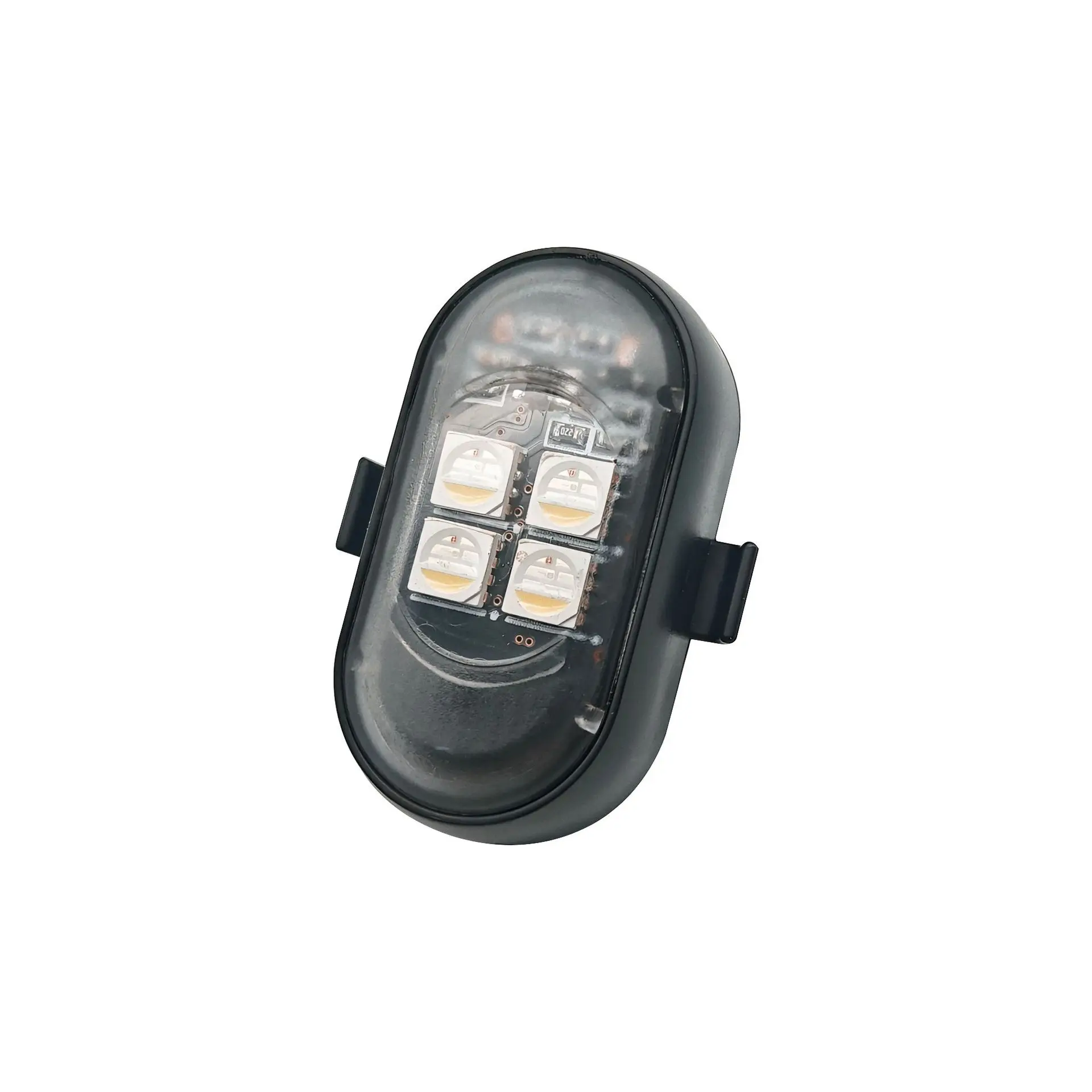 4x جديد 8 ألوان لاسلكية للتحكم عن بعد ضوء إحترافي لسيارة دراجة نارية بدون طيار، ضوء تحذير الملاحة LED العالمي #5