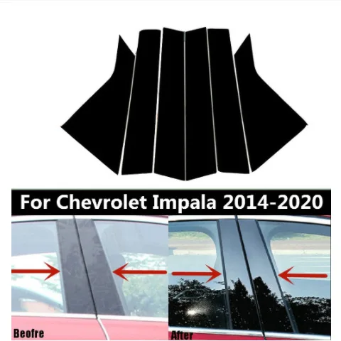 

FOR Chevrolet Impala 2014-2020, Impala 2006-2013 window trim center pillar sticker