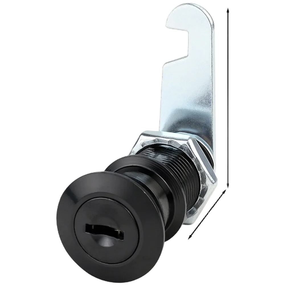 Zinc Alloy Cabinet Lock with Handle for Drawer Cabinet Door Wardrobe For File Cabinet Storage Unit 46x26x26mm Size Options