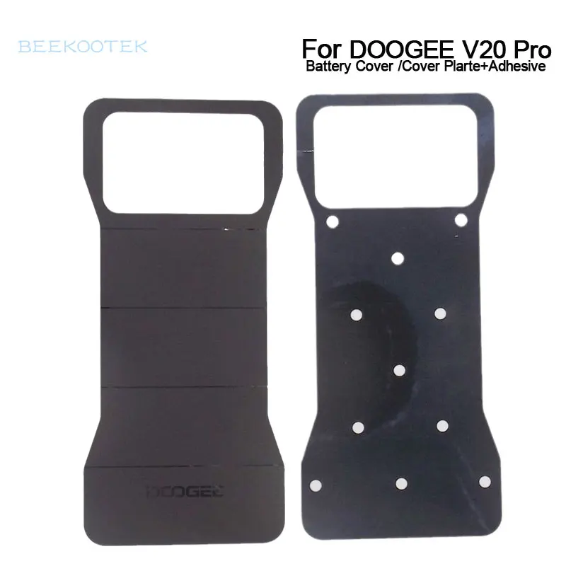 New Original DOOGEE V20 Pro Battery Cover Back Case Housing Glass Cover Plate With Adhesive For DOOGEE V20 Pro Smart Phone