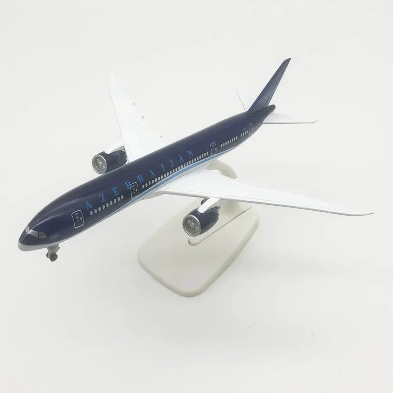 Airplane Model B787 20CM Asserbaijan Aircraft Alloy Simulation Passenger Airplanes Model Replica Decoration home