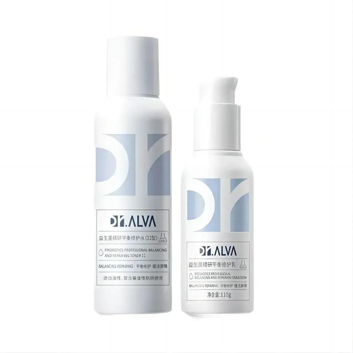 Dr. Alva Probiotic SkinCare Set Toner Lotion  Moisturizing Repairing Hydrating Repairing Soothing Face Care Korean Skincare