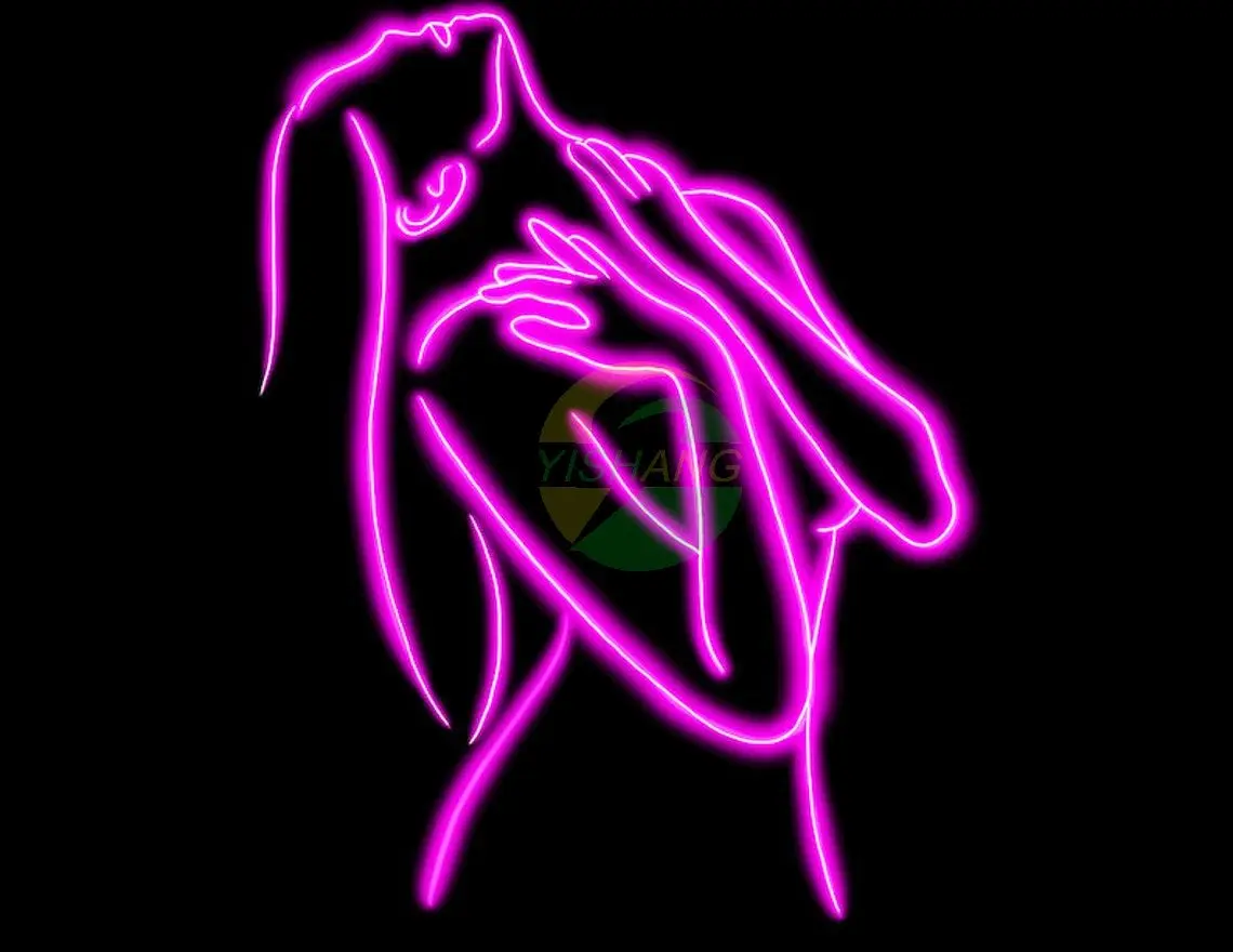 Women's Body Neon Lights Sexy Neon Lights Bedroom Wall Decoration Bar KTV Neon Lights Customized Neon Lights Bottom Neon Lights