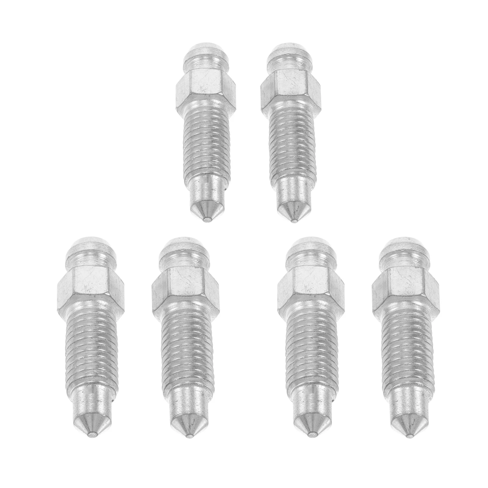 

6Pcs Brake Pump Screws Galvanized Iron Car Brake Bleeder Screws Set for Efficient Motorcycle and Caliper Bleeding 32Mm