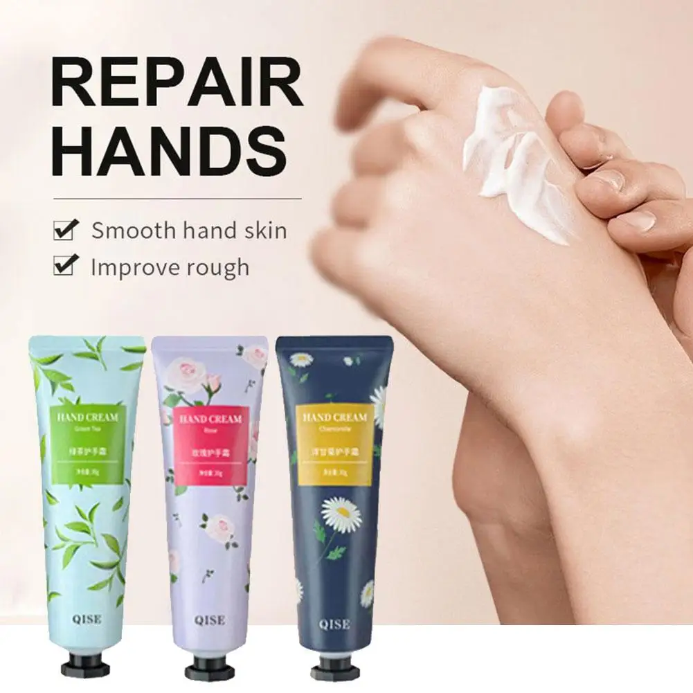 30g Plant Extract Moisturizing Hand Cream Anti-crack Hydrating Hand Cream  For Women Refreshing Smooth Skin Care Beauty