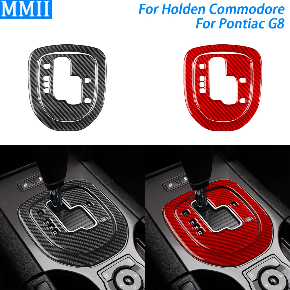 For Pontiac G8 2008-2009 For Holden Commodore 2006-2012 Carbon Fiber Gear Shift Panel Cover Trim Set Car Accessories Sticker