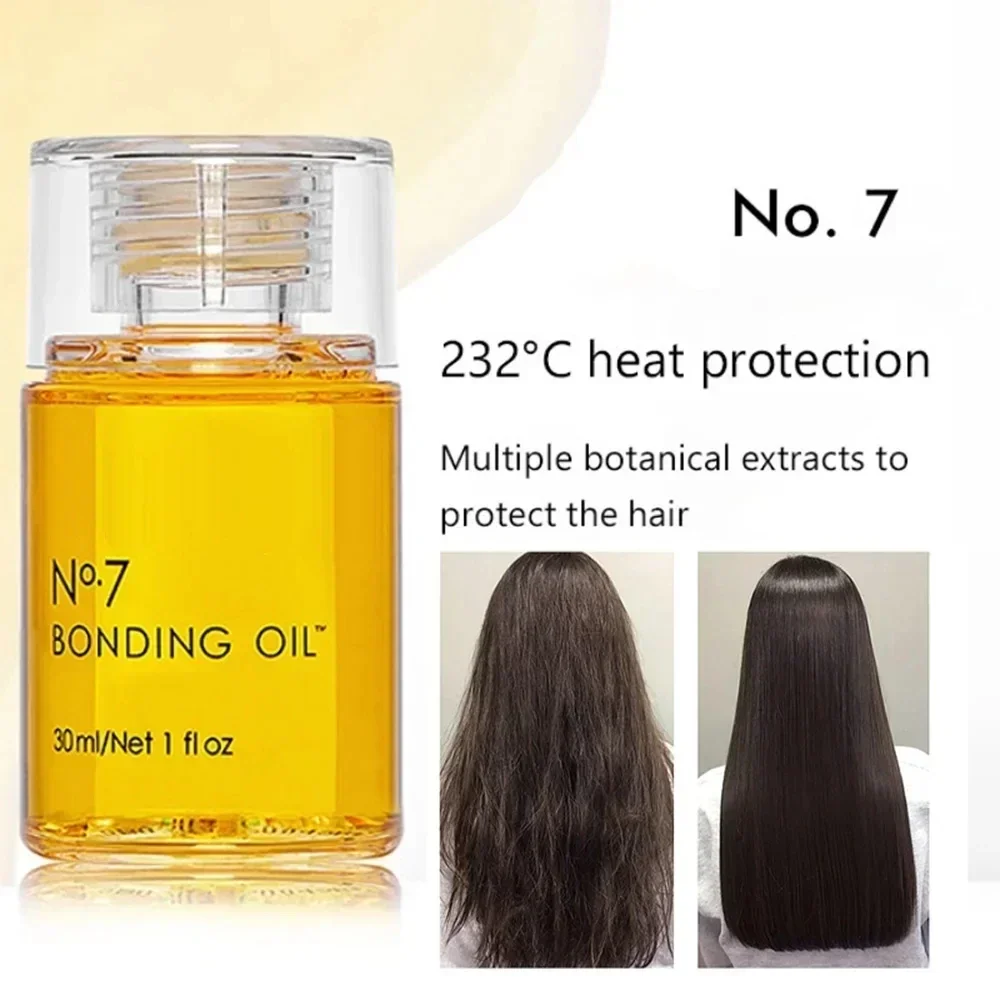 10 pz originale No.1/2/3/4/5/6/7 incollaggio olio essenziale riparazione danni rafforza la protezione struttura dei capelli olio per la cura dei capelli crespo