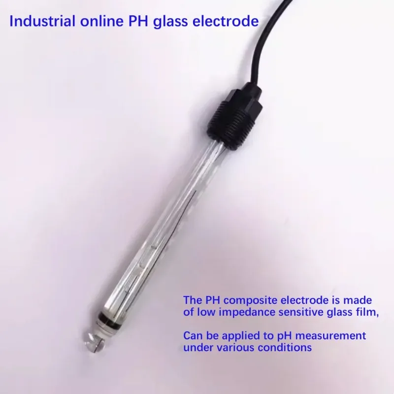 Industrial On-line High Temperature Ph Glass Electrode, Strong Acid And Strong Base Ph Electrode, Corrosion Resistant Ph Probe