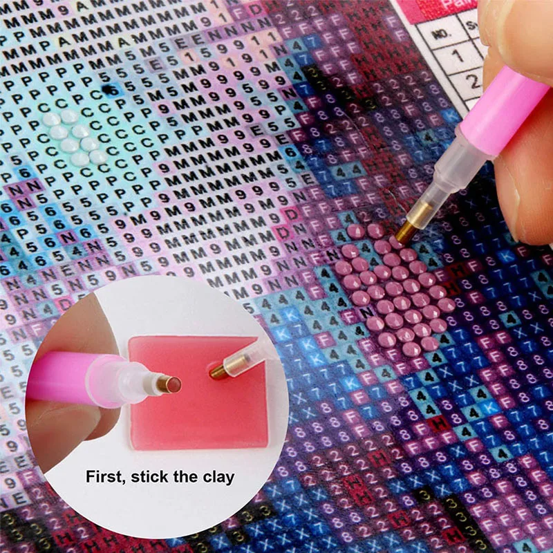 5-100pcs Diamond Painting Accessory Diamond Embroidery Glue Cross Stitch 1.3g Dotting Glue Daimond Painting Wax Mud