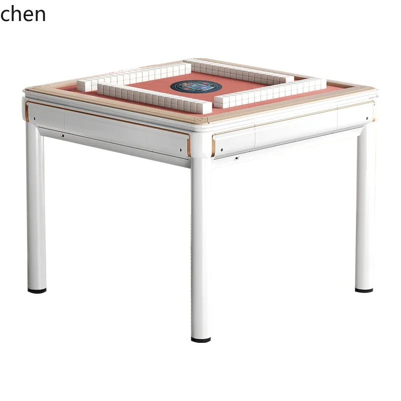 D28  automatic household mahjong table and dining table integrated dual-purpose chess and card room silent four-port machine