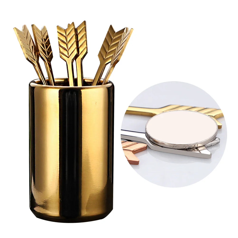 

1 set Fruit Forks Set Long Handle Stainless Steel Cartoon Food Picks Pineapple Cupcake Toppers Dessert Decor Easy Distinguish