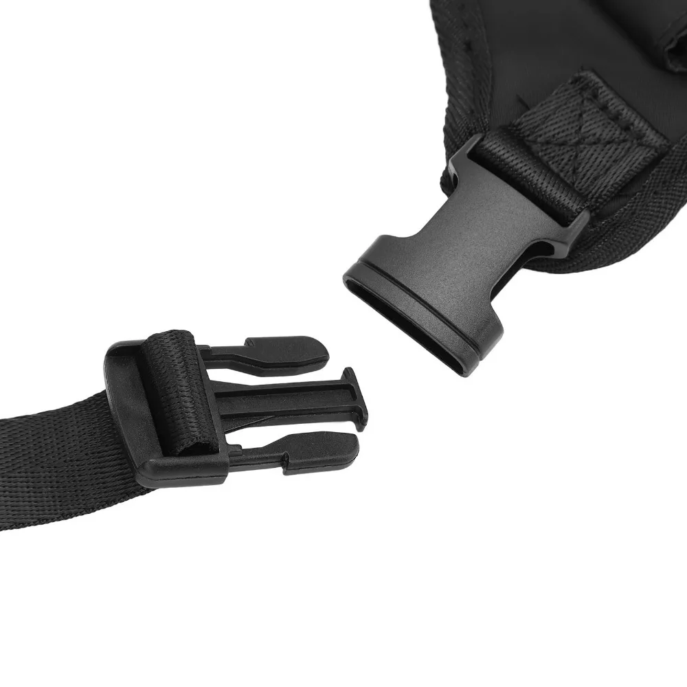 

Durable Adjustable Straps Underarm Shoulder Bag Polyester Black Double Shoulder Pocket Hidden Anti Theft Bag Travel Outdoors