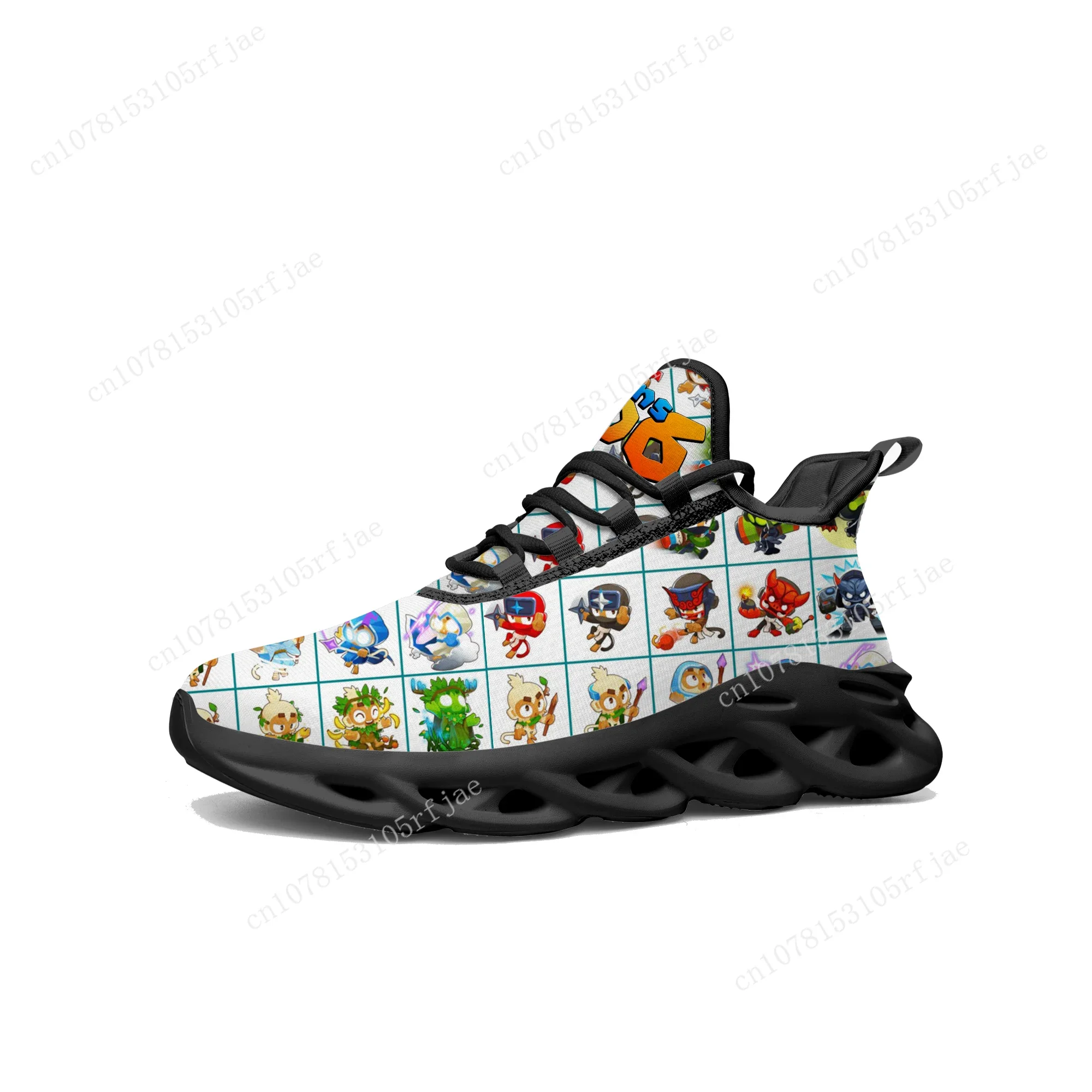 

Bloons TD 6 Custom Flats Sneakers Cartoon Game Mens Womens Teenager Sports Running Shoes High Quality Tailor Made Lace Up Shoes