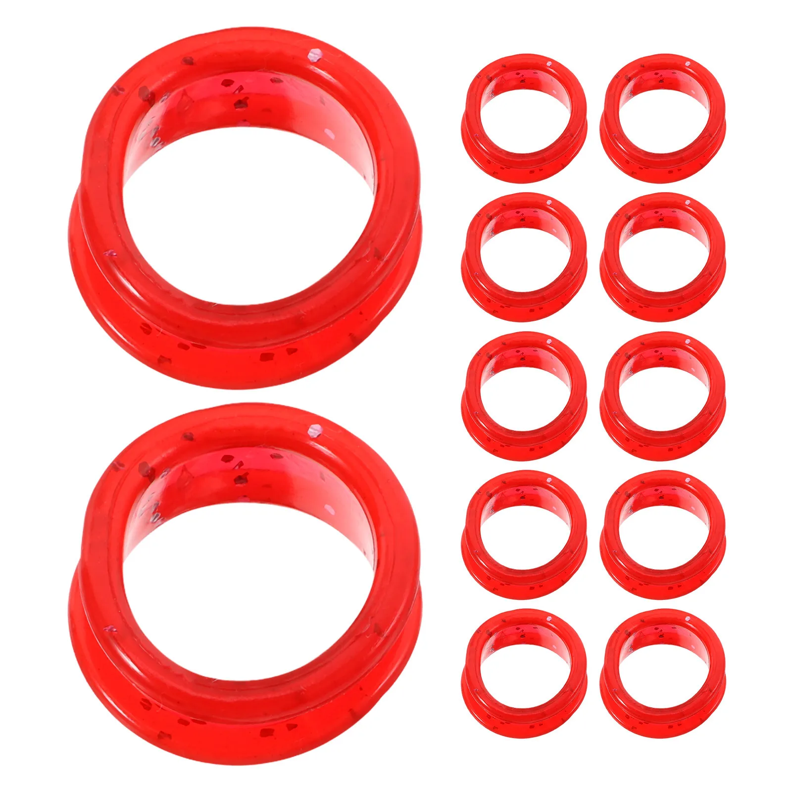 

12Pcs Silicone Scissors Finger Rings Soft Dog Grooming Scissor Rings Thumb Inserts Grip for Pet Grooming Tools Dog Nail Trimmer