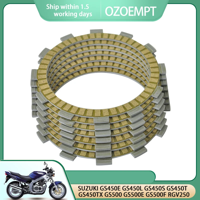 

Фибрирующая пластина сцепления OZOEMPT, подходит для SUZUKI GS450E GS450L GS450S GS450T GS450TX GS500 GS500E GS500F RGV250