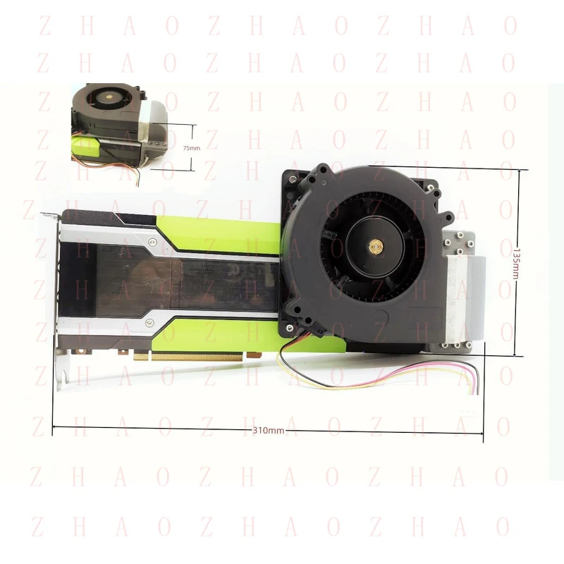 

L+ for NVIDIA Tesla P40 24GB DDR5 GPU Accelerator Card Dual PCI-E 3.0 With cooling fan