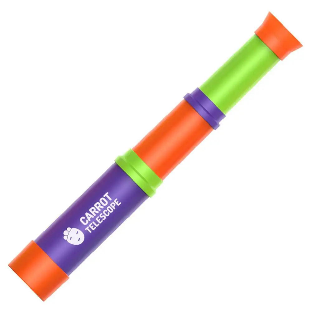 Imagem -03 - Telescópio de Rabanete Retrátil para Crianças 8x Cilindro Único Ciência de Seções Educação Ajustável Foco no Puzzle N8t4 Novo