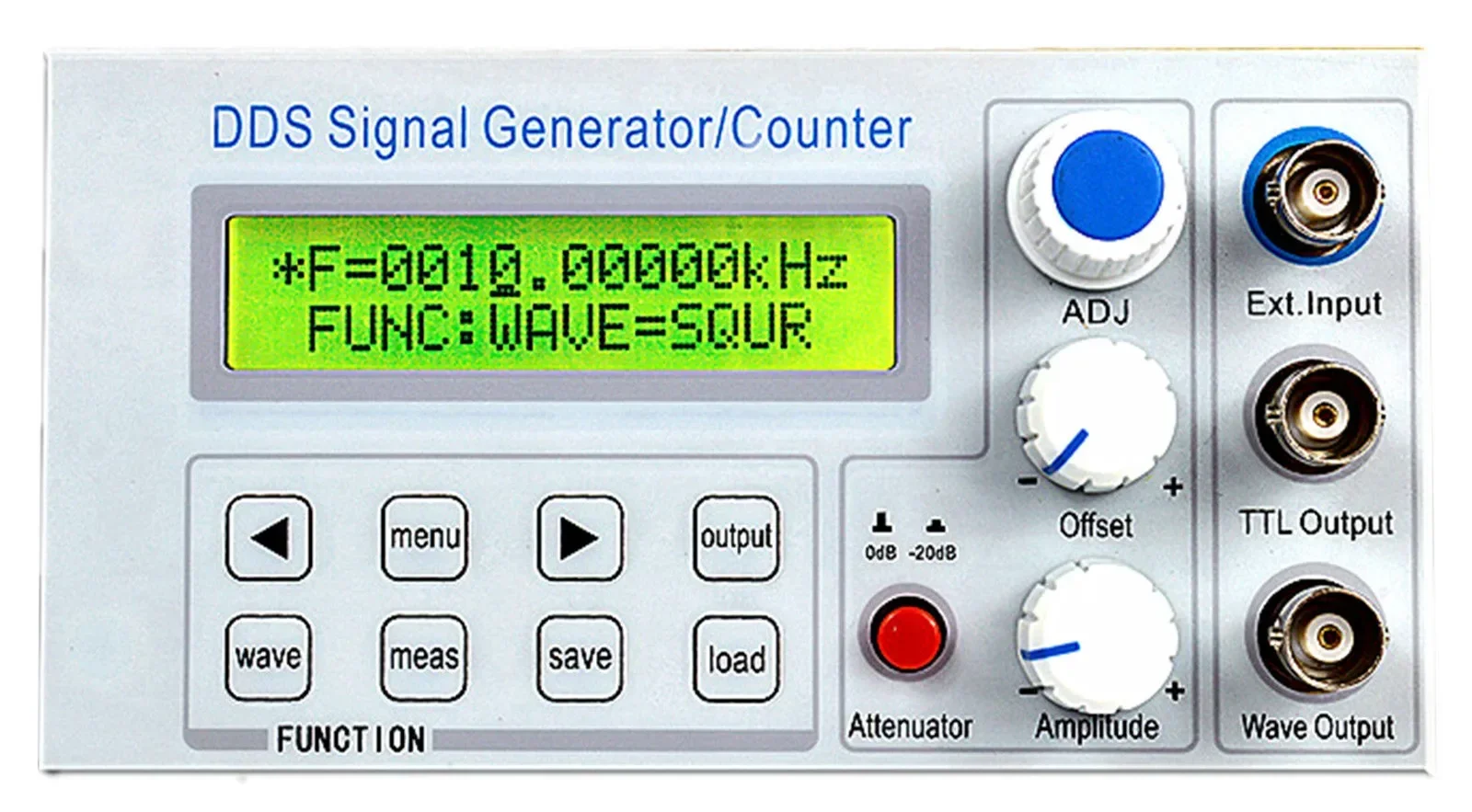 For  SGP1002S 2MHz DDS Function Signal Generator Frequency Counter Square Wave Sweep