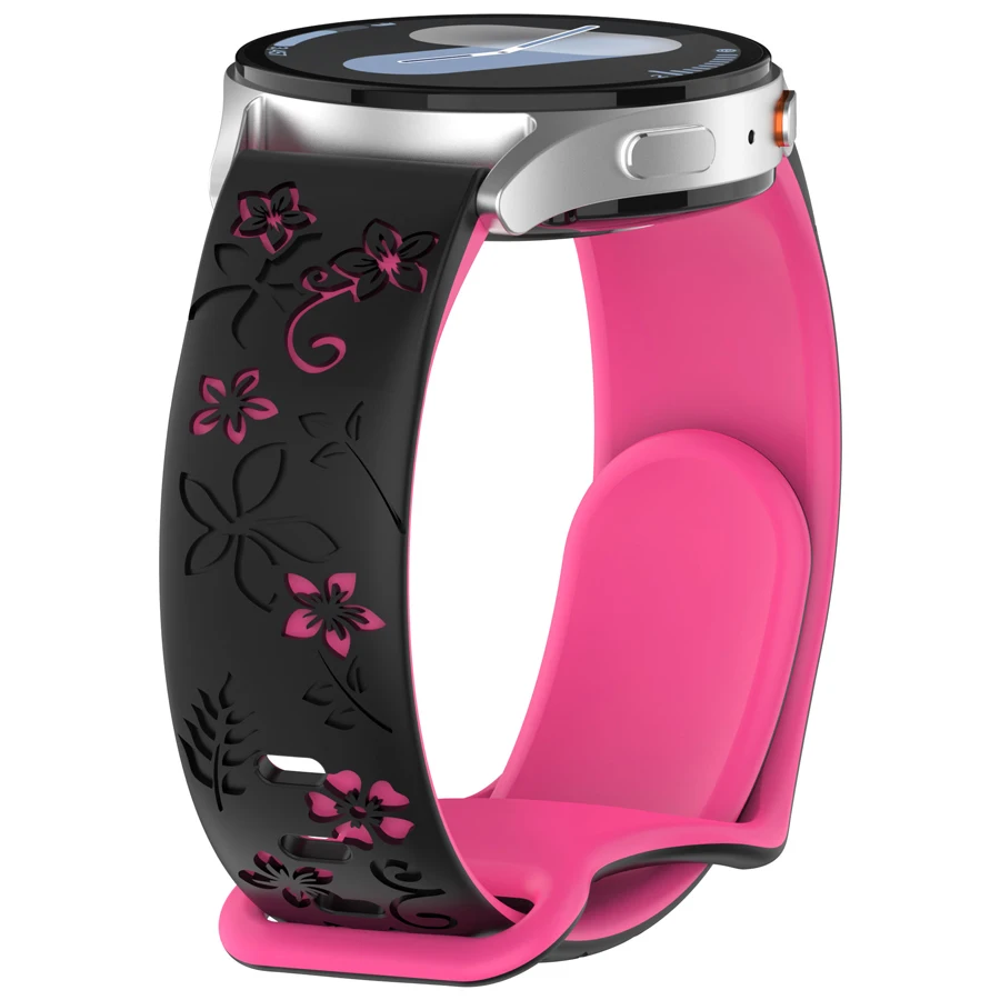 2-kleuren Siliconen Horlogeband Quick Release Rubber Horlogeband 18mm 20mm 22mm Band voor HUAWEI Samsung Amazfit Xiaomi Horlogeband