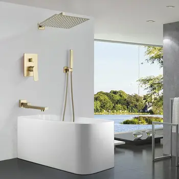 8 最佳銷售 拉絲金淋浴 - №8