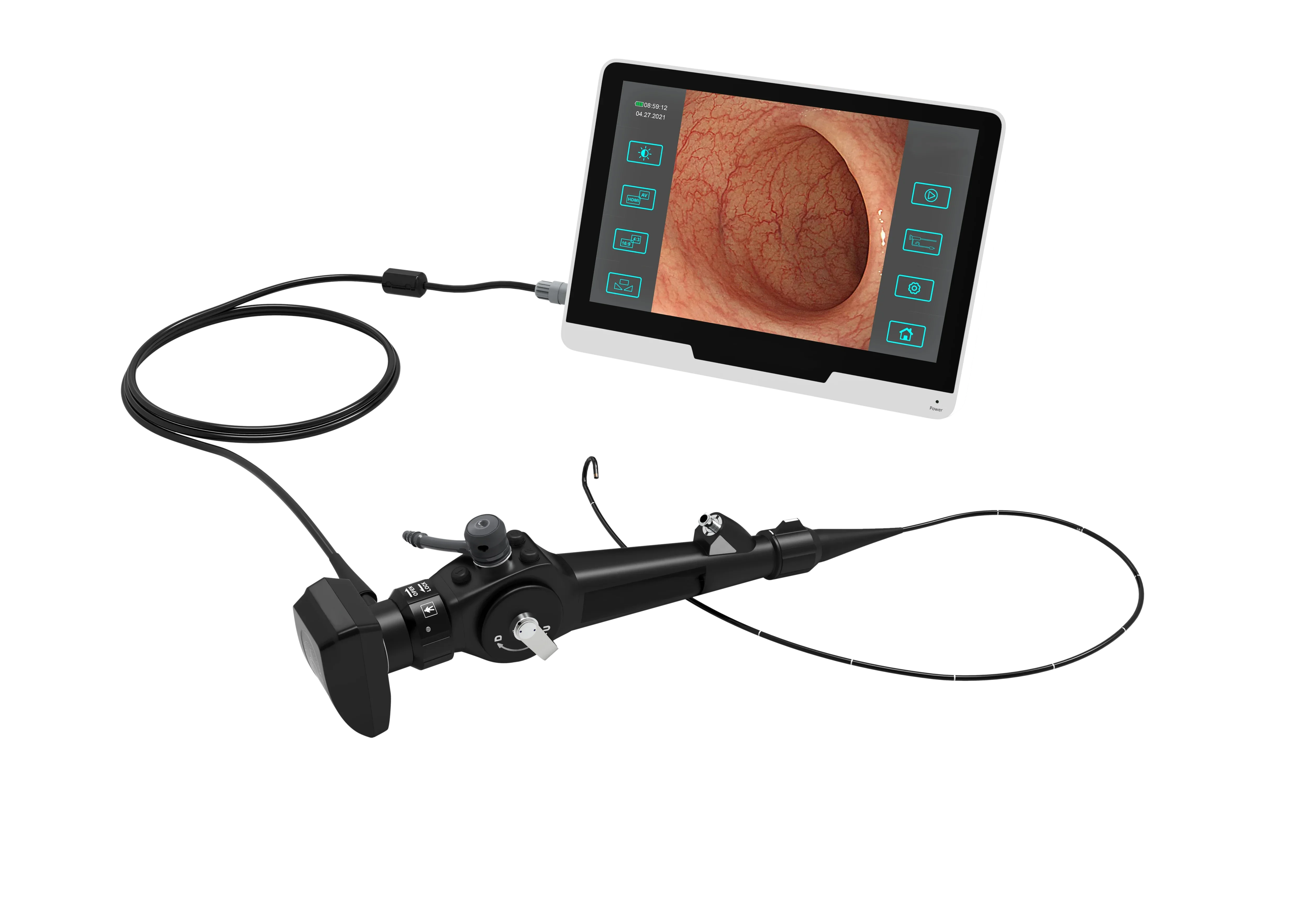 Clinical    Portable   Endoscope Equipment Medical Use Portable Veterinary Endoscope with Touch Screen