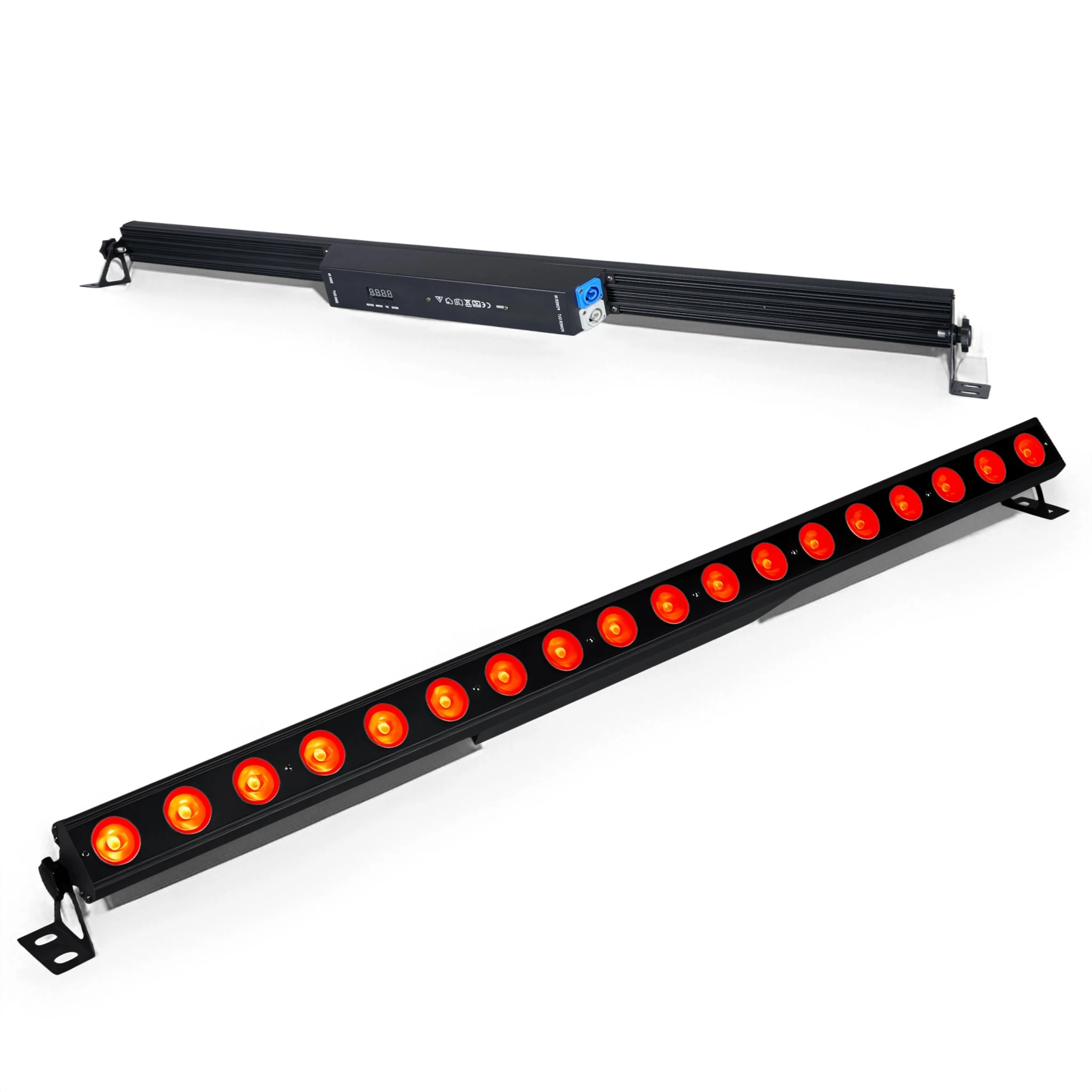 18x10W RGBW 4in1 LED-Wallwasher-Leuchten 18 Pixel 18 Zonen-Steuerung Professionelles DJ Bar Disco Wash Light Bühnenlicht