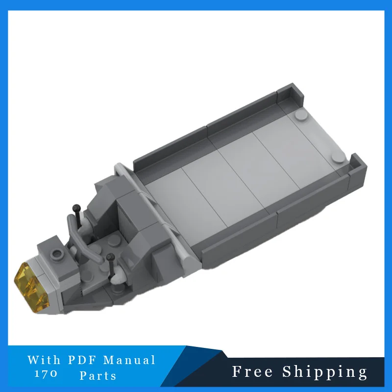 170 個スターバトルシリーズクリエイティブグレー航空機技術レンガビルディングブロックモデル子供組立おもちゃフェスティバルギフト