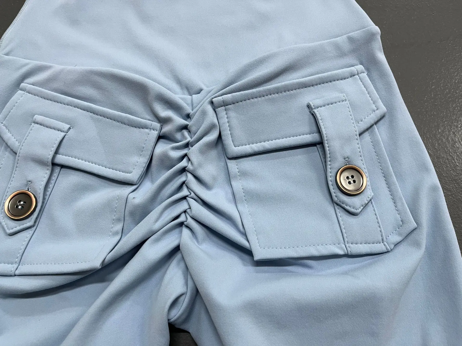 Yoga Shorts With Pocket Women Sport High Waist Tights Buttocks Fitness Workout Leggings Push Up Gym Clothing Cycling Shorts