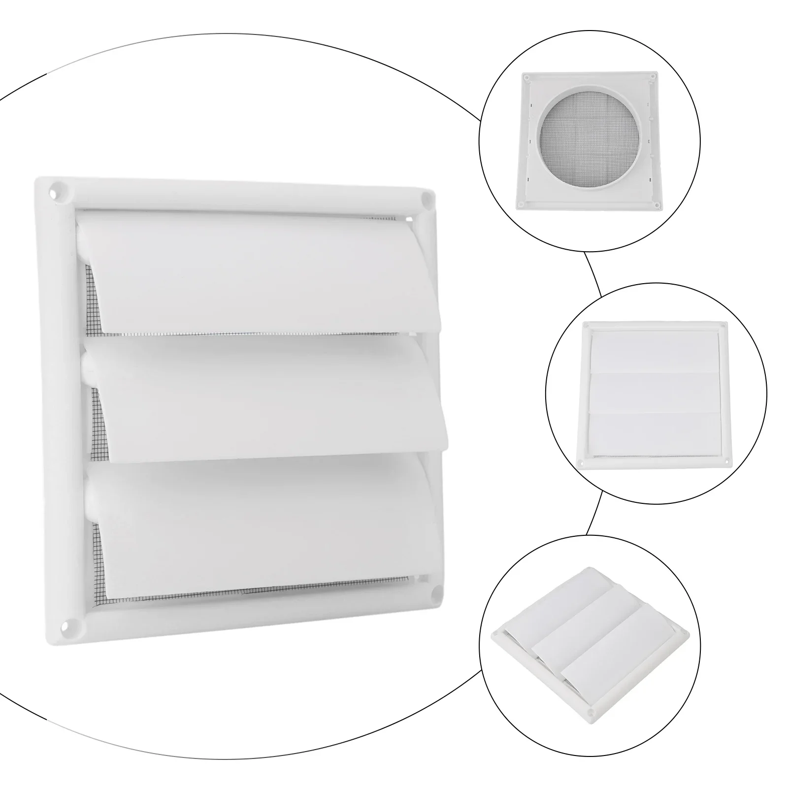 

Вентиляционные отверстия, вентиляционные отверстия, хороший выбор, высокое качество, простота установки, высококачественные материалы, вентиляционные отверстия, белые отверстия для окон, 1 шт.