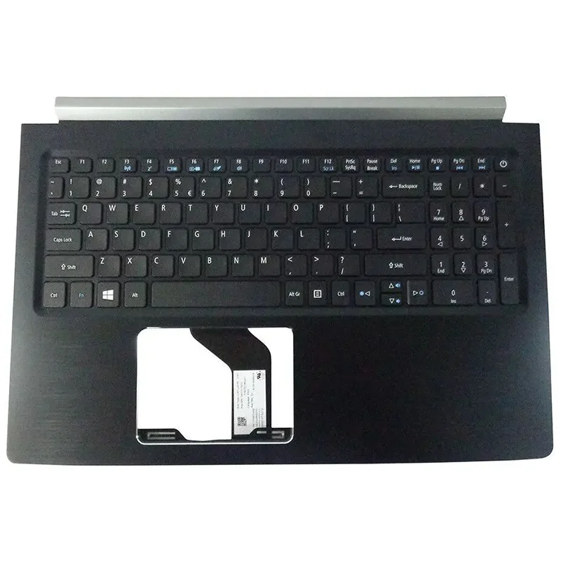 Palmrest & Non-Backlit Keyboard For Acer Aspire 5 A515-51 A515-51G 6B.GP4N2.001 With Badly Scratches