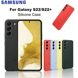 Original Silicone Case Protection Cover For Samsung Galaxy S22 S22+ S22 Plus 5G Shockproof Cover Phone case