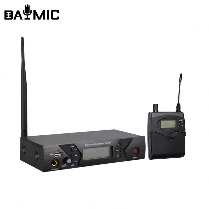 DAYMIC BK-510 professional Stereo wireless in ear system monitor Pro UHF received